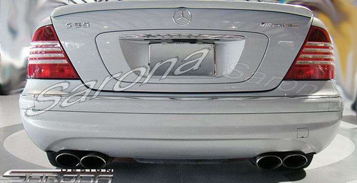 Custom Mercedes S Class Rear Bumper  Sedan (2000 - 2006) - $550.00 (Part #MB-012-RB)